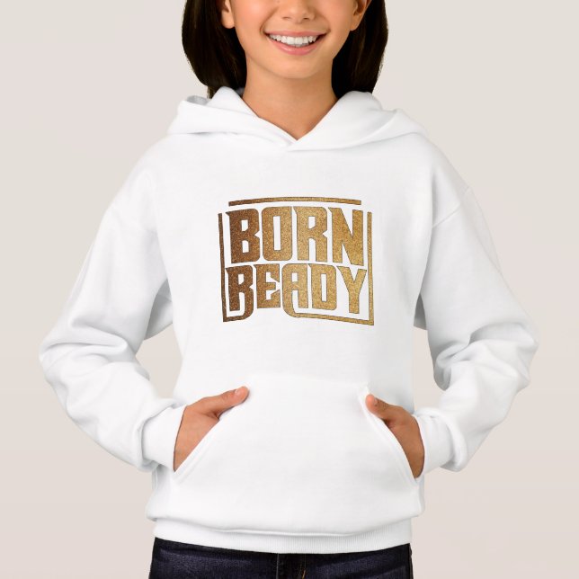 Camiseta Born Ready | Bold Confidence and Power Quote (Frente)