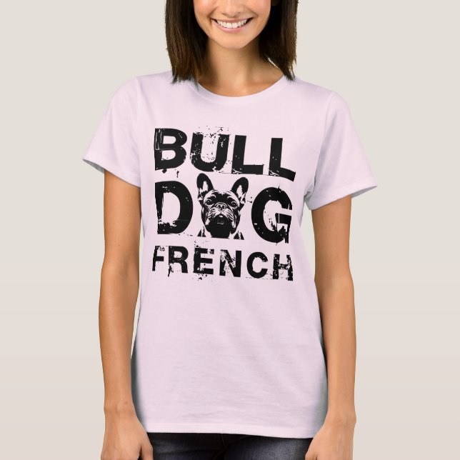 Camiseta "Born to Be a Frenchie Fan" (Frente)