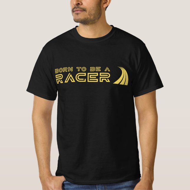 Camiseta Born To Be A Racer (Frente)