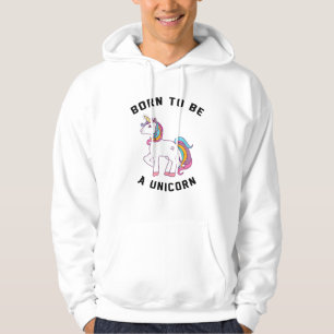 Camiseta Born to Be A Unicorn_ Vintage Fofo Adoráv