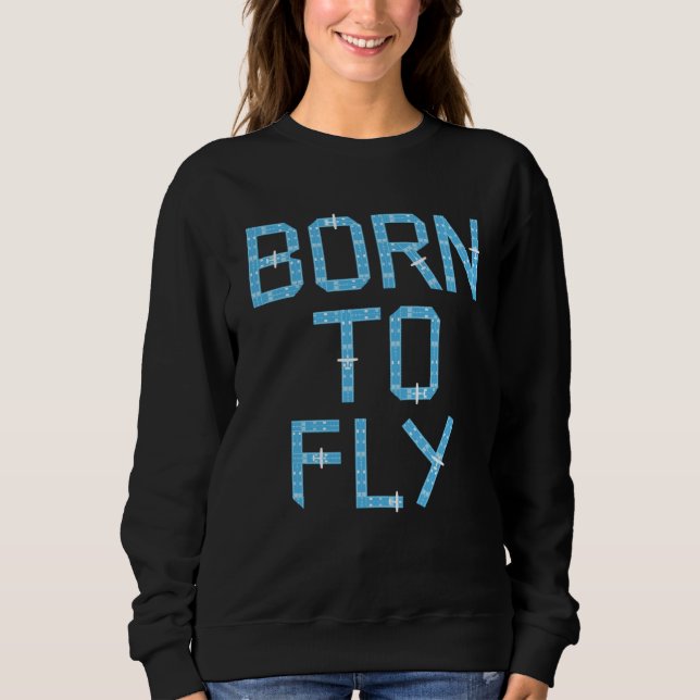 Camiseta Born To Fly Private Pilot Runway (Frente)