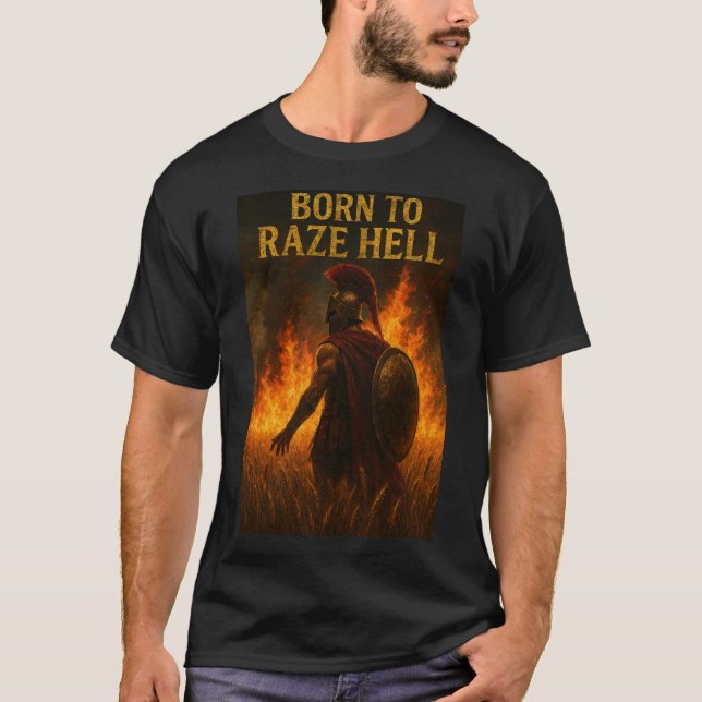 Camiseta Born to Raze Hell (Frente)