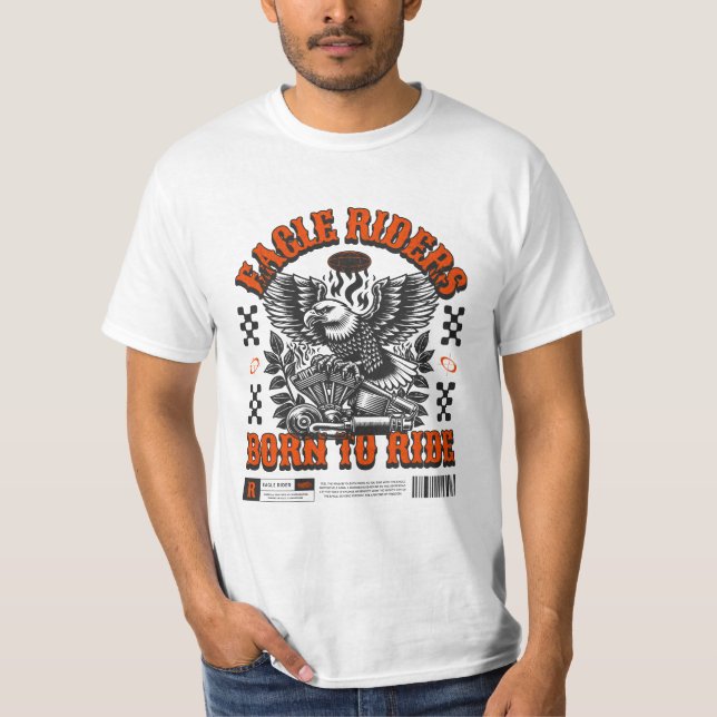 Camiseta Born to Ride (Frente)