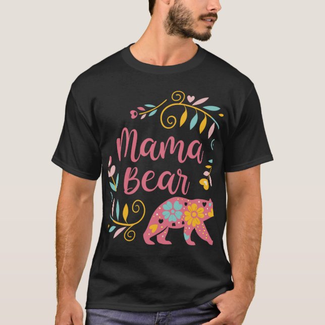 Camiseta Born to Roam with Bears – Adventure  (Frente)
