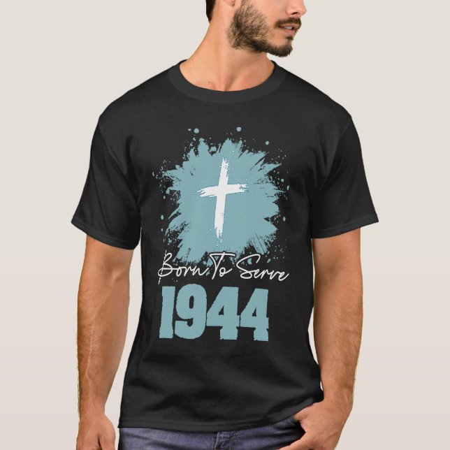 Camiseta Born To Serve 1944 (Frente)