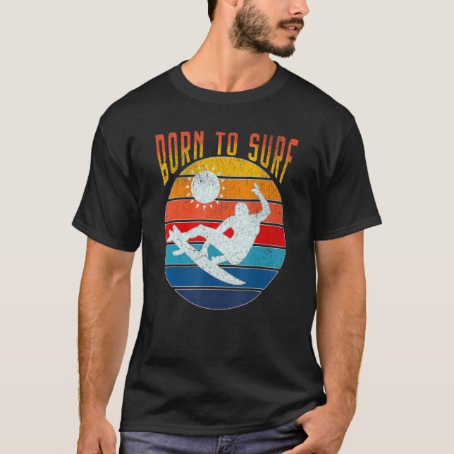 Camiseta Born To Surf Summer (Frente)