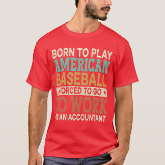 Camiseta Borno Jogue Beisebol Americano Esportes Forçados r
