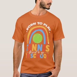 Camiseta Borno Playennis Forced Sports Student School retro