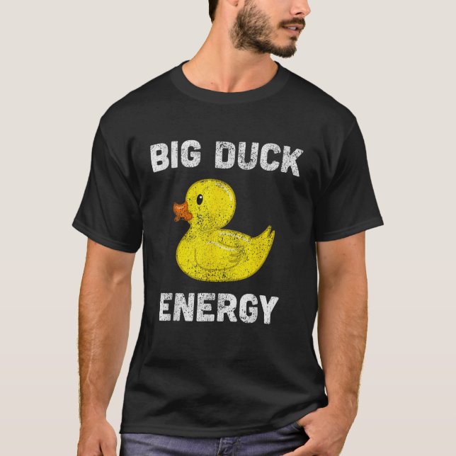 Camiseta Borracha Ducky Memória Engraçado Grande Energia do (Frente)