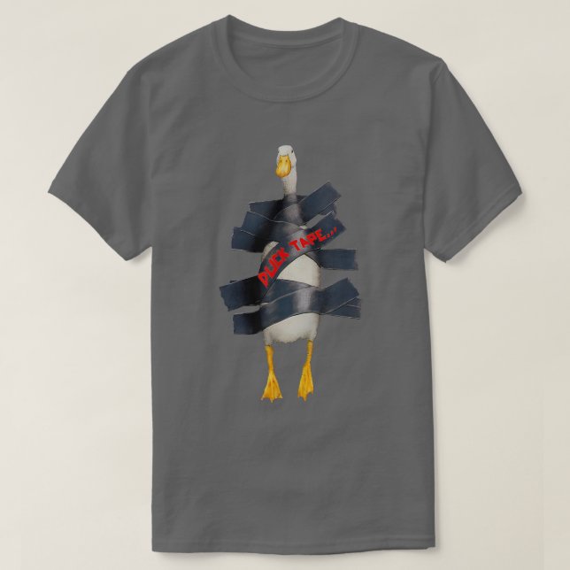 Camiseta Borracha Engraçada Pato Pato Pato Pato Pato Fita (Frente do Design)