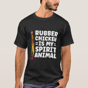 Camiseta Borracha Espírito de Frango Figurino Brinquedo