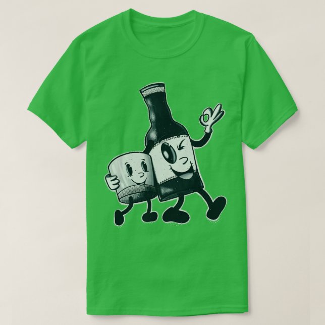 Camiseta Borracha Mangueira Brincadeira Bourbon (Frente do Design)