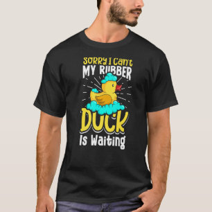 Camiseta Borracha Pato de Borracha Pato Pato Banheiro Bolha