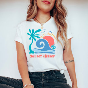 Camiseta Borracha Sunset Retro Boho Summer