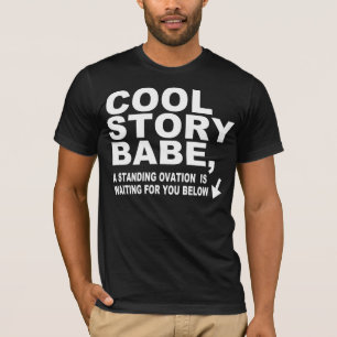 CAMISETA BORRACHO LEGAL DA HISTÓRIA, ACLAMAÇÃO DE PÉ