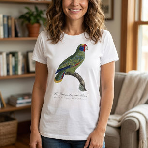 Camiseta Borralheiras de perroquet/amazônia de cauda vermel