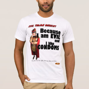 Camiseta Borscht Trojan mau - o mau e eu gostamos de