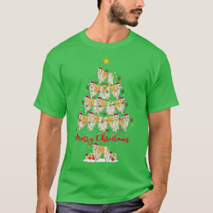 Camiseta Borzoi Dog Lover Papais noeis de Combinação Borzoi
