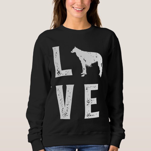 Camiseta Borzoi Love  1 (Frente)