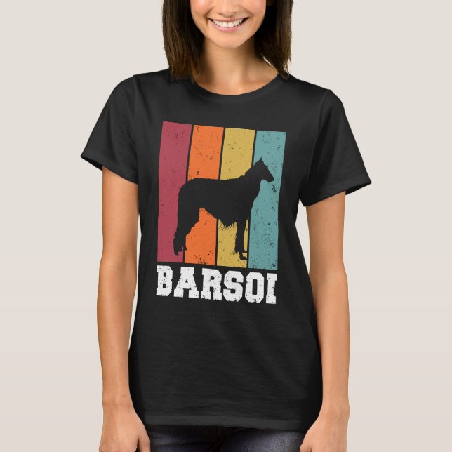 Camiseta Borzoi Vintage  2 (Frente)