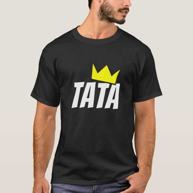 Camiseta Bósnia Tata Babo Otac Ideia De Aniversário Para Bó (Frente)