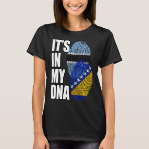 Camiseta Bósnio E Botsuana Misturar DNA Herança