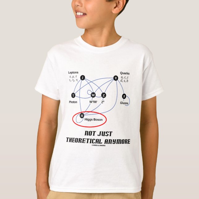 Camiseta Boson de Higgs não apenas teórico Anymore (Frente)