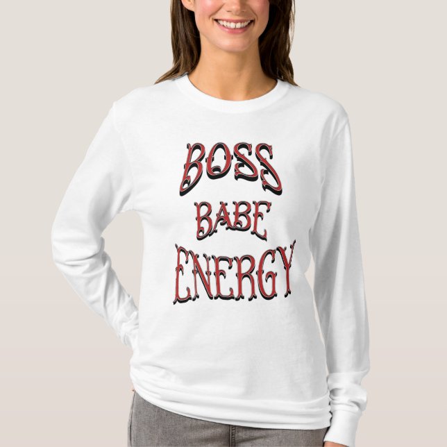 Camiseta Boss Babe Energy (Frente)