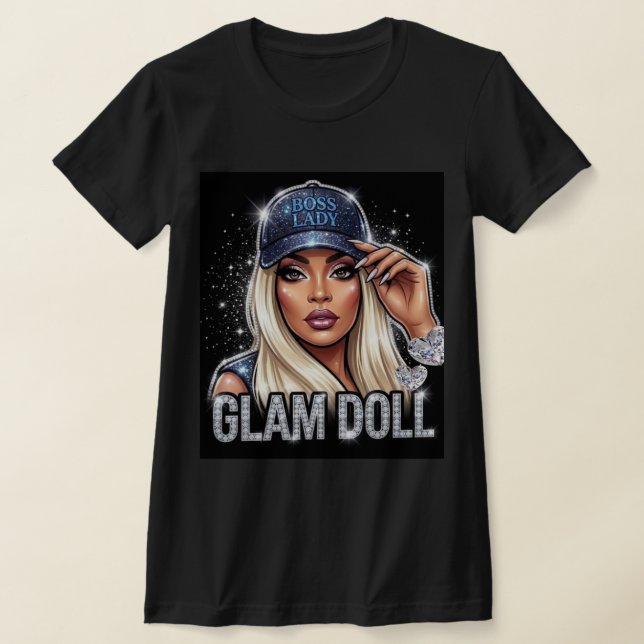 Camiseta Boss Lady Glam Doll Diamonds (Postura )