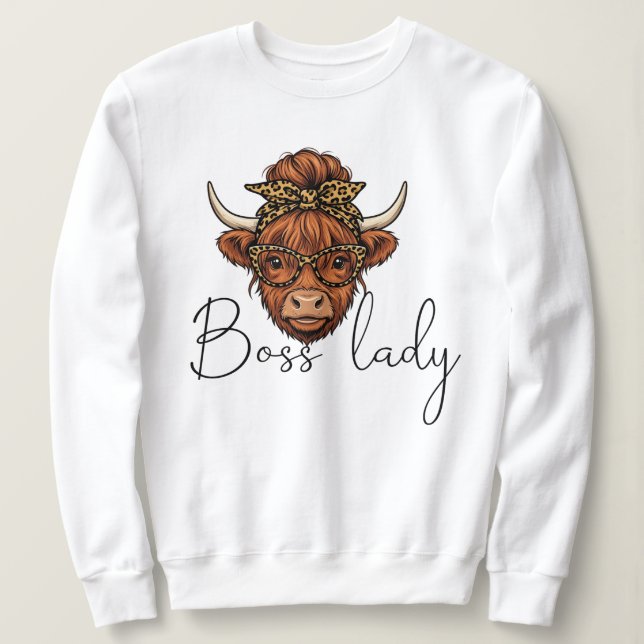 Camiseta Boss lady sweatshirt  (Frente do Design)