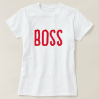 Camiseta BOSS para Proprietários de Empresas