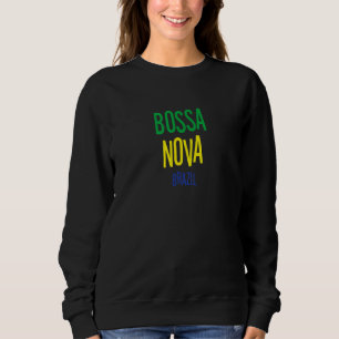 Camiseta Bossa Nova Brasil Jazz Music Vintage Tipografia