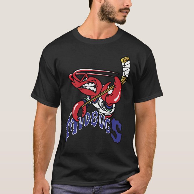Camiseta Bossier Shreveport Mudbugs Clássico de Hóquei em G (Frente)