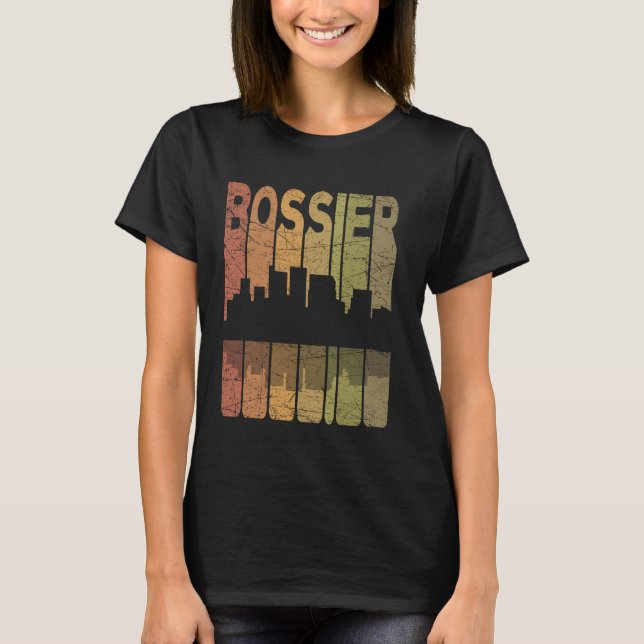 Camiseta Bossier Vintage Bossier Louisiana Retro Bossier Cé (Frente)