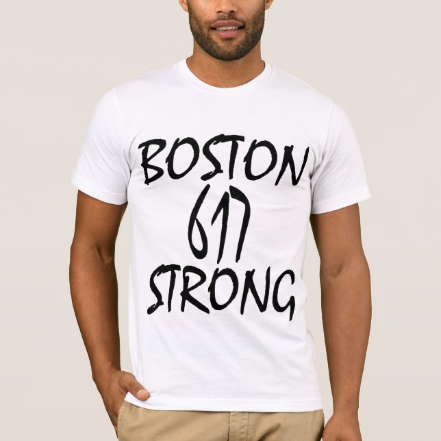 Camiseta Boston 617 forte (Frente)