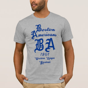 Camiseta Boston Americanos Baseball ⚾ Liga Ocidental de 190