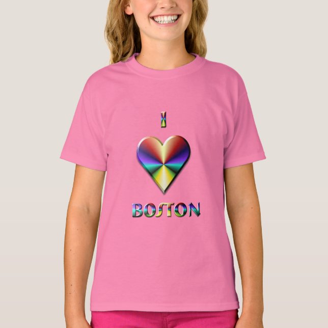 Camiseta Boston - Azul castanho e Dourado (Frente)