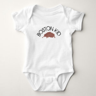Camiseta Boston Baby Kid Feijões Feijões Massachusetts Food