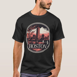 Camiseta Boston City Massachusetts EUA