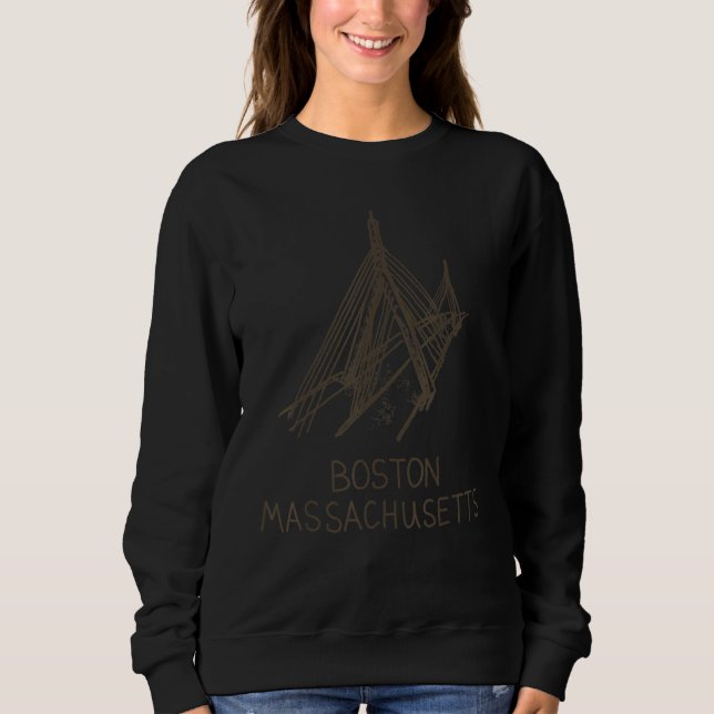 Camiseta Boston City Massachusetts souvenir   for men women (Frente)