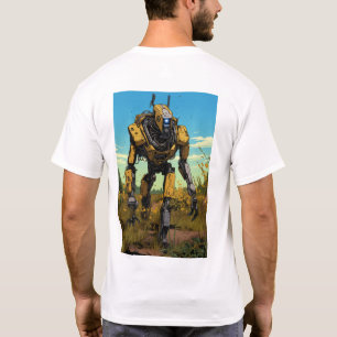 Camiseta Boston Dynamics Robot Explorar Pradaria Quente - T