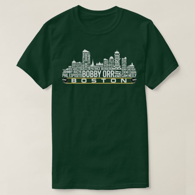 Camiseta Boston Hockey Team faz legendas a Boston City Sk (Frente do Design)