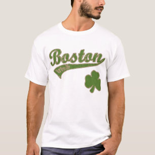 Camiseta Boston Irish Shamrock t shirt