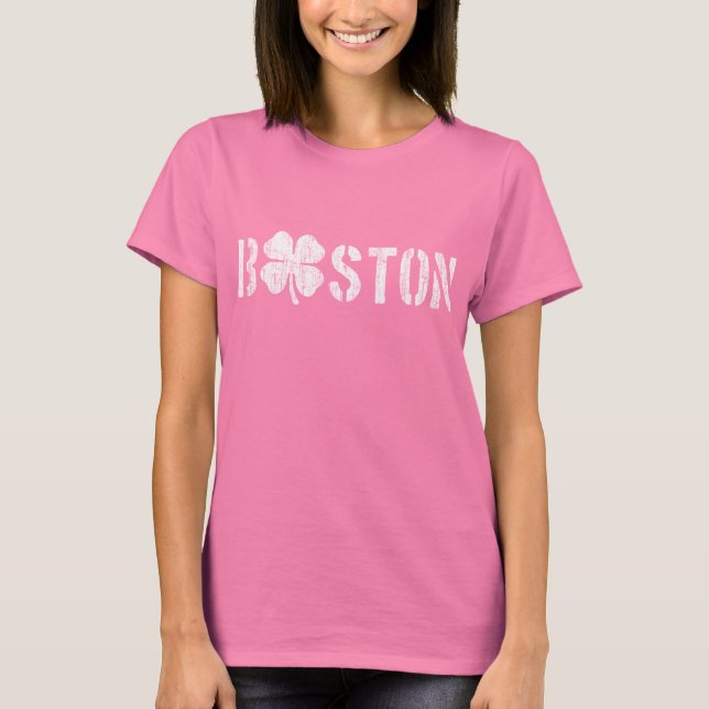 Camiseta Boston Irish (vintage) (Frente)