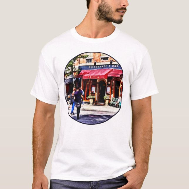 Camiseta Boston MA - Rua Hanover North End (Frente)