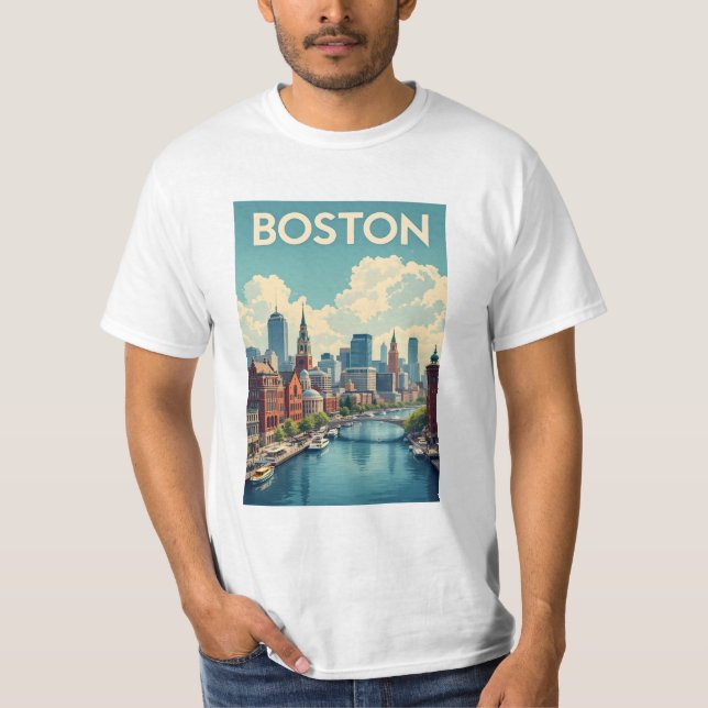 Camiseta Boston Massachusetts (Frente)