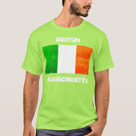 Camiseta Boston Massachusetts Irish Flag – Irish Pride USA