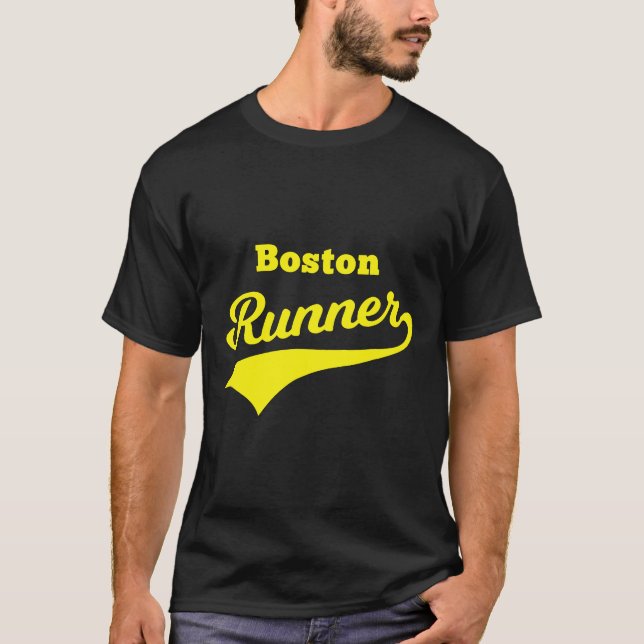 Camiseta Boston Runners Runong Marathlon Triathlon (Frente)