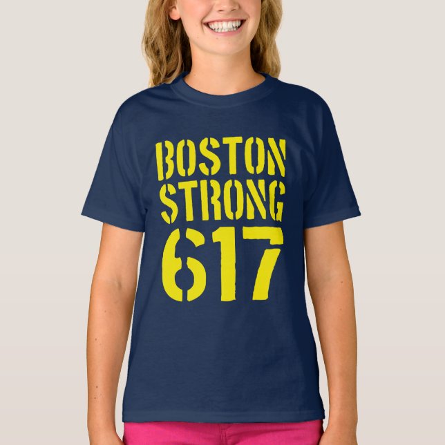 Camiseta Boston Strong 617 (Frente)