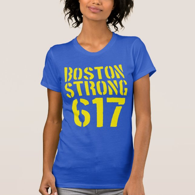 Camiseta Boston Strong 617 (Frente)
